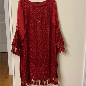 Aghanoor beautiful shirt and dupta